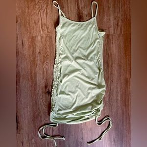 Light Green Ruched Dress💚NWOT